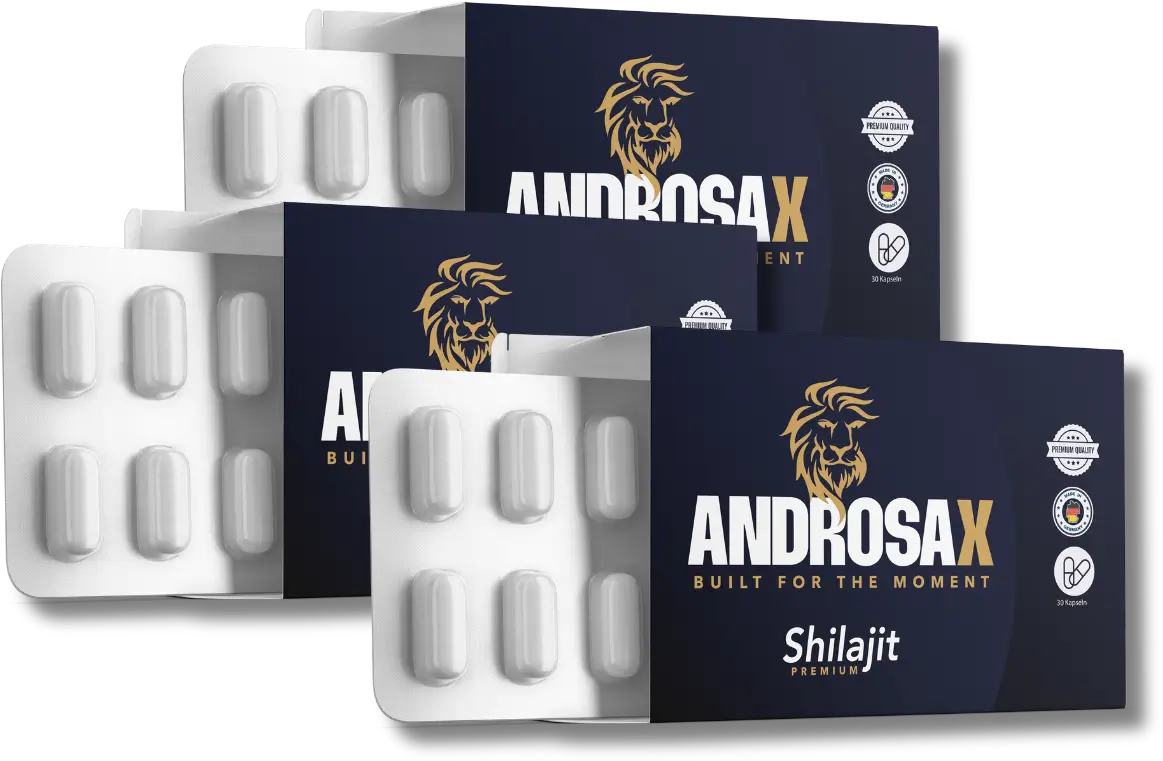 Androsax Shilajit three pack